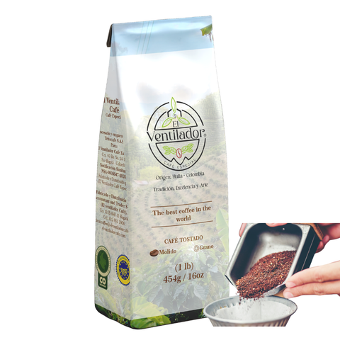 Semi-organic coffee Pink Bourbon